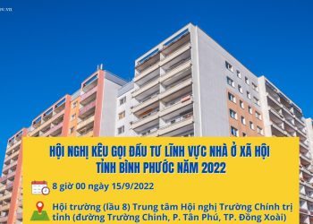 Bình Phước chuẩn bị tổ chức Hội nghị kêu gọi đầu tư lĩnh vực nhà ở xã hội