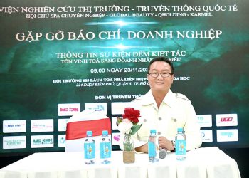 Viện IMRIC – Viện IRLPIE gặp gỡ  báo chí, doanh nghiệp thông tin đêm kiệt tác “Tôn vinh&Toả sáng” các thương hiệu doanh nghiệp và doanh nhân ngành spa, thẩm mỹ