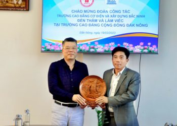 Trường Cao đẳng Cộng đồng Đắk Nông tiếp, giao lưu thực tế với Trường Cao đẳng Cơ điện và Xây dựng Bắc Ninh