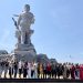 Đoàn thí sinh sinh “Hoa hậu Doanh nhân Toàn cầu 2023” viếng tượng đài, dâng hoa Anh hùng N’Trang lơng