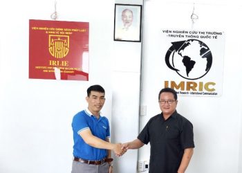 Viện IMRIC và Viện IRLIE tiếp, làm việc với Công ty Tư vấn Giáo dục Vinh Danh