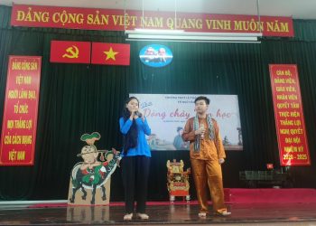 Học sinh trường PTTH Lê Thánh Tôn tái hiện dòng chảy văn hóa Việt qua dự án dạy học phát triển năng lực “Dòng chảy văn học”