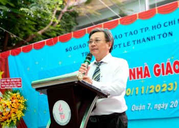 Trường PTTH Lê Thánh Tôn tổ chức Lễ kỷ niệm 41 năm ngày Nhà giáo Việt Nam
