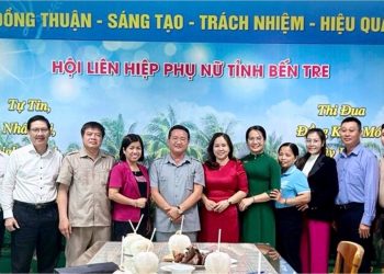 Đoàn công tác Viện Nghiên cứu Chính sách pháp luật (IRLIE) và Viện Nghiên cứu Thị trường – Truyền thông Quốc tế (IMRIC) thăm và làm việc với Hội LHPN tỉnh Bến Tre