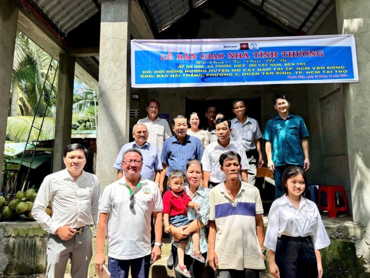 Bến Tre: Trao nhà tình thương thứ 11 tại xã Phước Hiệp, huyện Mỏ Cày Nam