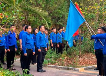 Tuổi trẻ Bến Tre tự hào hoà ca tại Lễ chào cờ “Tôi yêu Tổ quốc tôi”