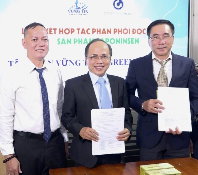 Tập đoàn Vững Tin và Công ty Green Pharmedic: Ký kết hợp tác phân phối độc quyền sản phẩm Saponinsen