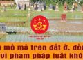 Trung tâm tư vấn pháp luật Minh Sơn: Có được xây mộ trên đất trồng lúa không – Chuyển nhượng đất chưa có sổ đỏ, có thể bị phạt nặng?