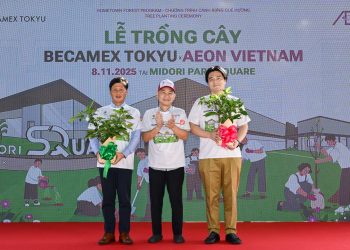 BECAMEX TOKYU VÀ AEON VIỆT NAM TỔ CHỨC NGÀY HỘI TRỒNG CÂY “CÁNH RỪNG QUÊ HƯƠNG” TẠI MIDORI PARK SQUARE