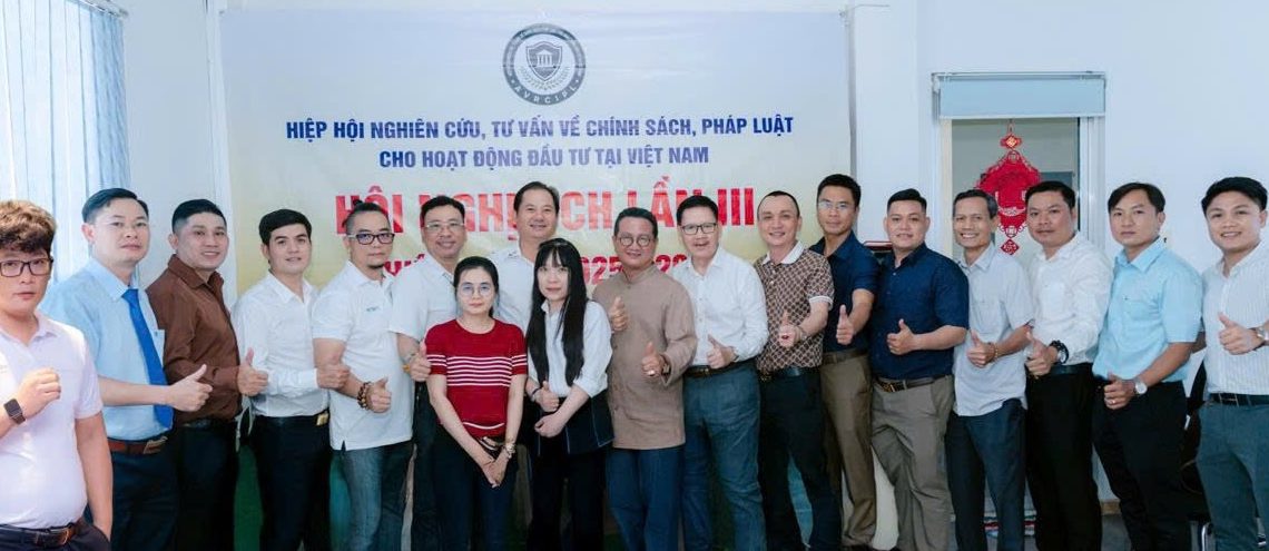 Hiệp hội Nghiên cứu, Tư vấn về Chính sách, pháp luật cho hoạt động đầu tư tại Việt Nam tổ chức Hội nghị BCH lần III, nhiệm kỳ 2025 – 2030
