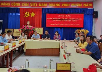 Đoàn Doanh nhân Sài Gòn và Hội đồng họ Mai: Kết nối nội lực, lan tỏa nghĩa tình tại xã Mỹ Hoà Hưng (An Giang)